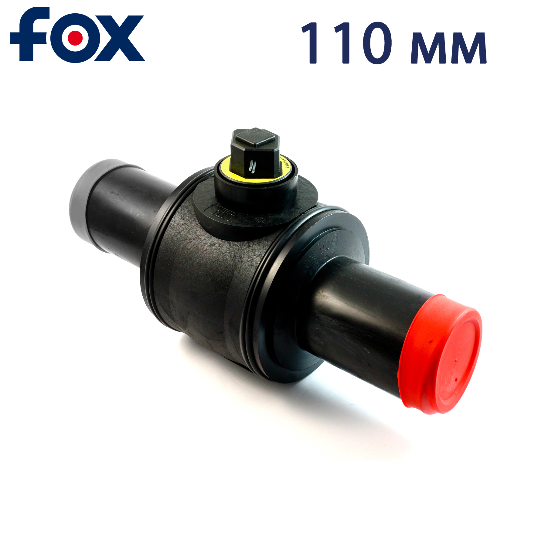 Кран шаровой 110мм FOX