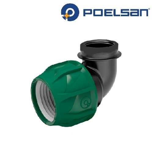 Отвод с внутр. резьб. _25* 1" компрес.Poelsan