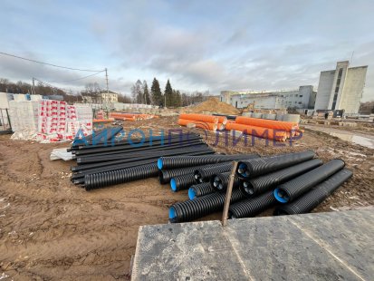 Труба Корсис 160 мм SN 8 PR -2 (6 м) с раструбом