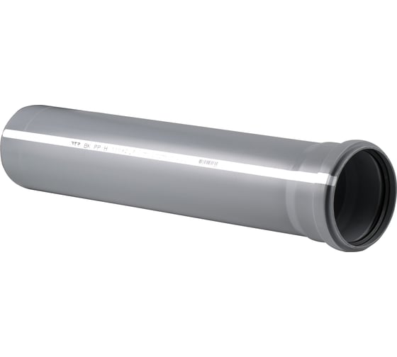 Труба ПП серая б/н Ду 110x2.7 L=1,5 в/к